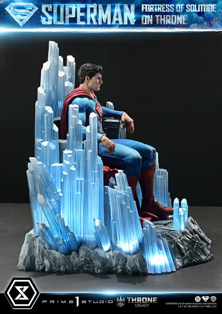 DC Comics Throne Legacy Collection Statue Statue 1/4 Superman Fortress of Solitude on Throne (Design by Gabriele Dell'Otto) 52 cm